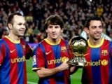 Iniesta Messi Xavi